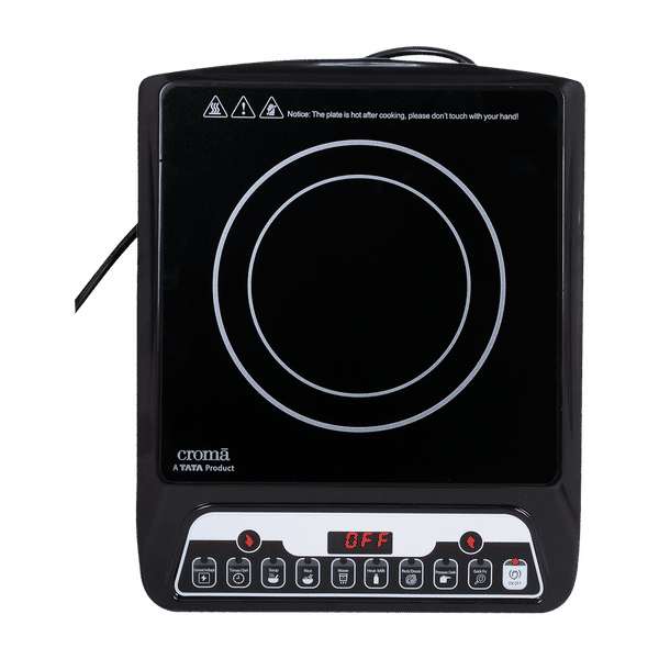 Buy Croma 1200W Induction Cooktop with 7 Preset Menus Online Croma